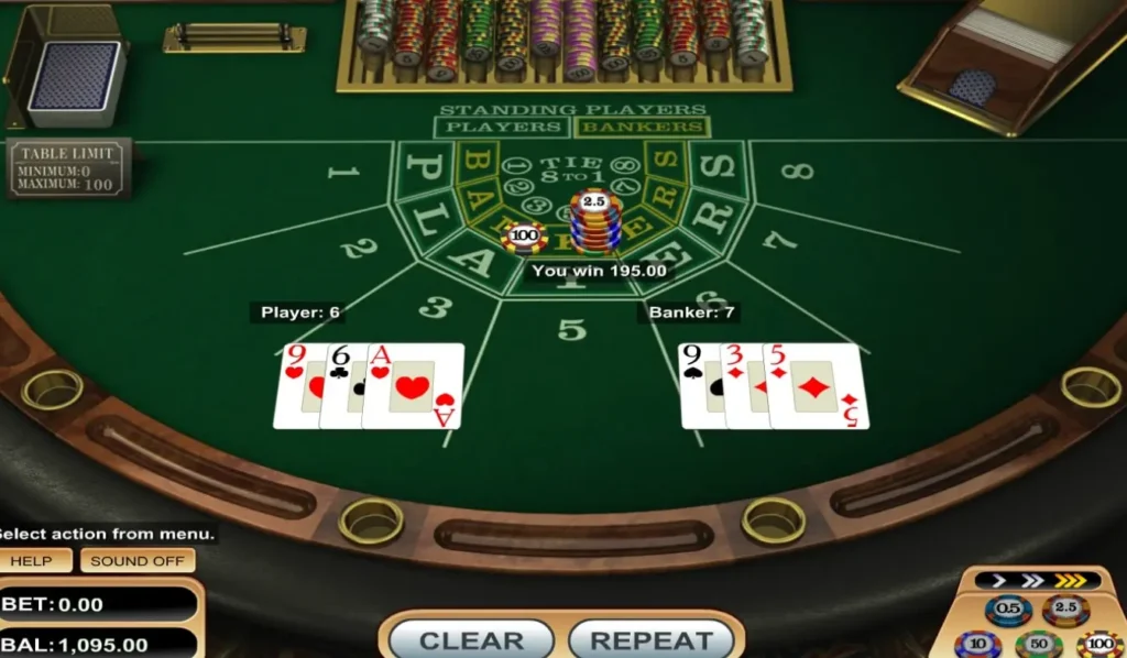 Baccarat juego de cartas